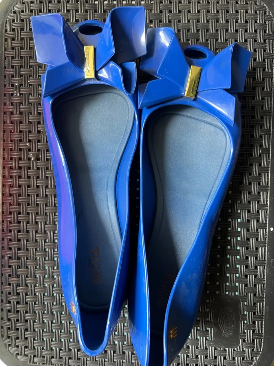 Sapatilha Melissa Bow Azul - usada