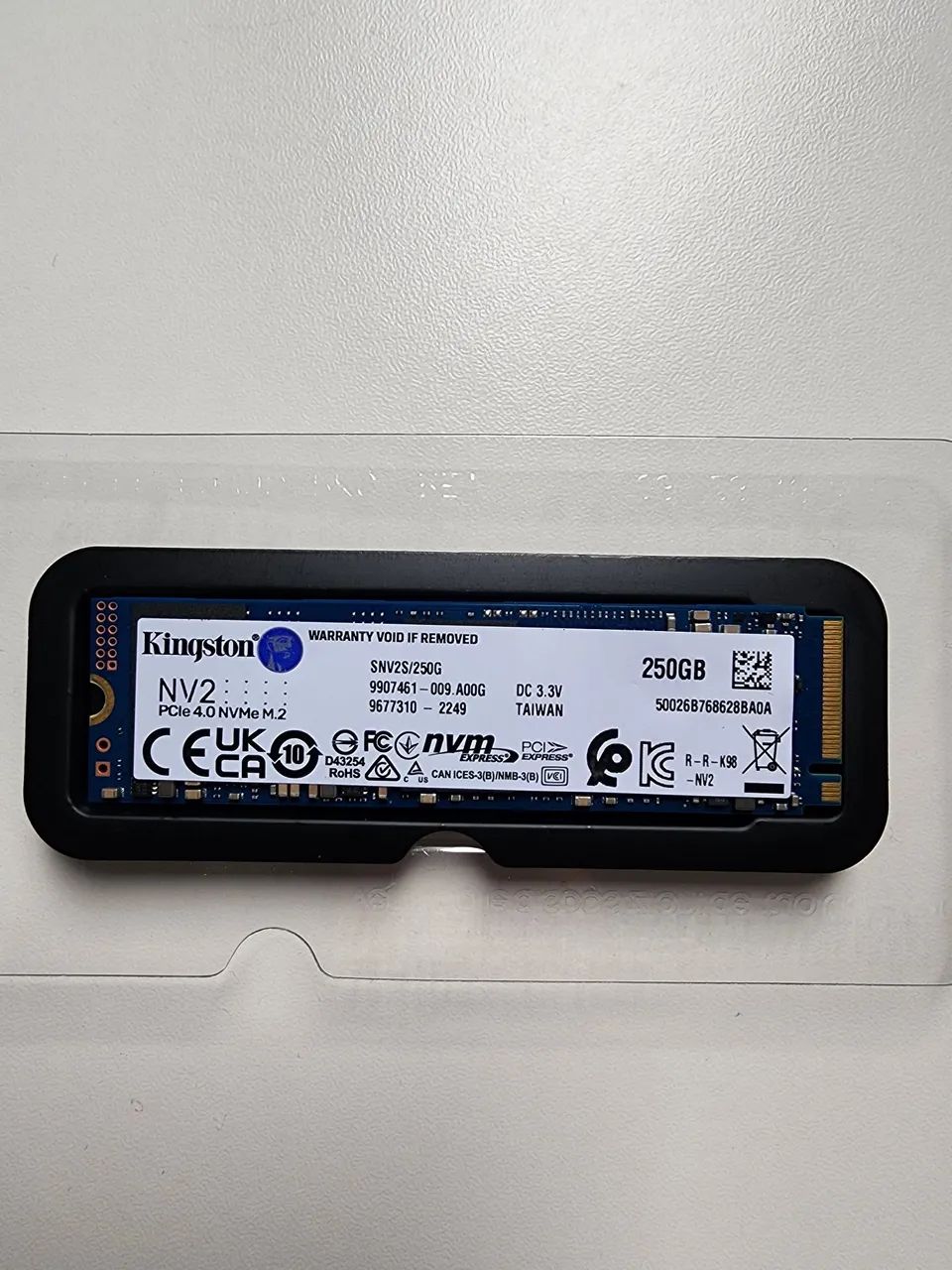 Vender Rápido SSD M.2 Kingston 250gb NV2 - Nenhum Defeito - Foto 3
