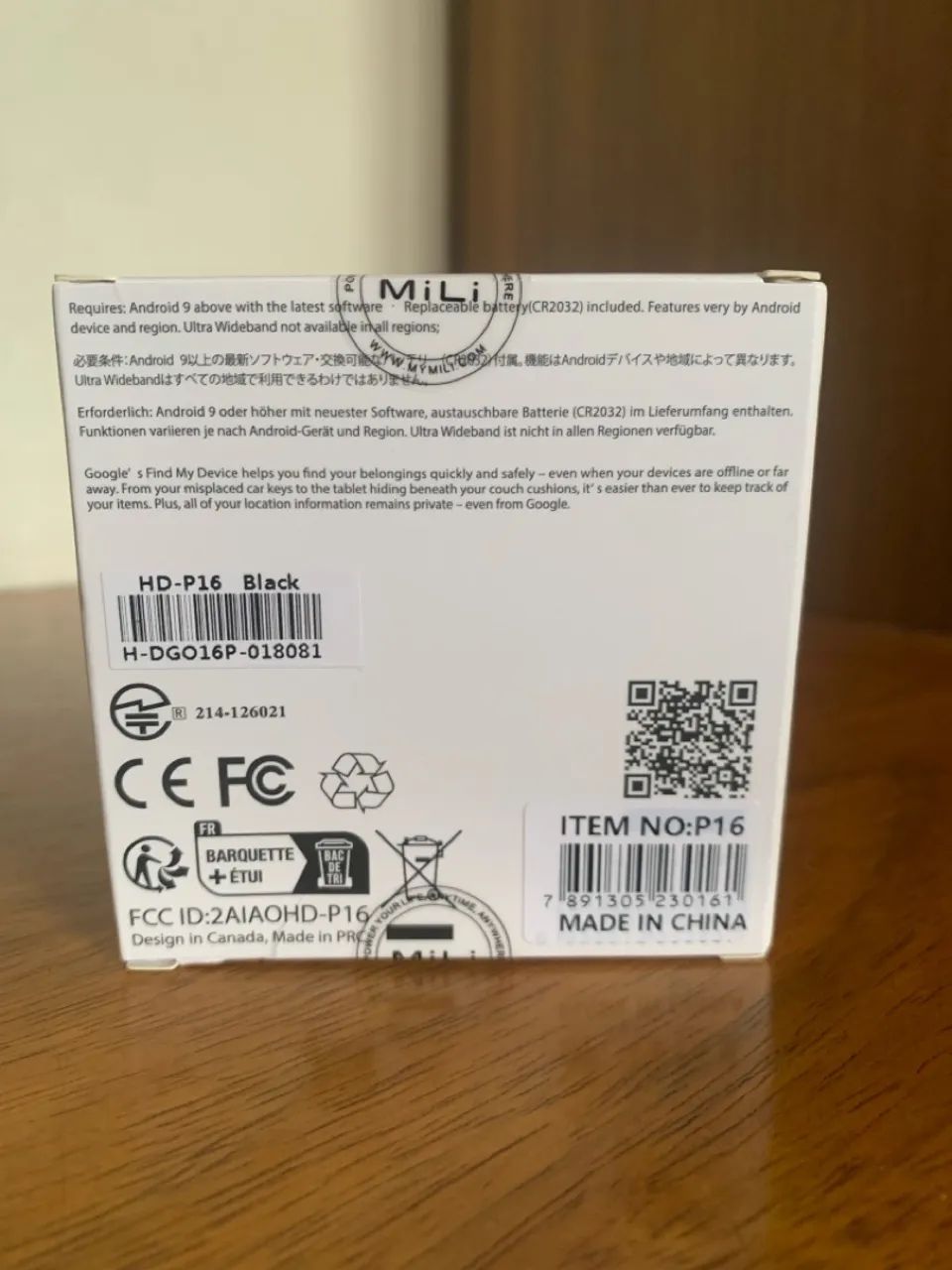 Rastreador localizador Inteligente Compatível iPhone e Android |64300404756993121