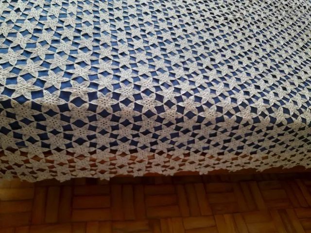 colcha de casal crochê feito mão - Foto 5