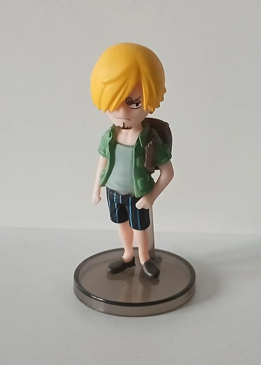 BONECO ACTION FIGURE MINIATURA ONE PIECE SANJI