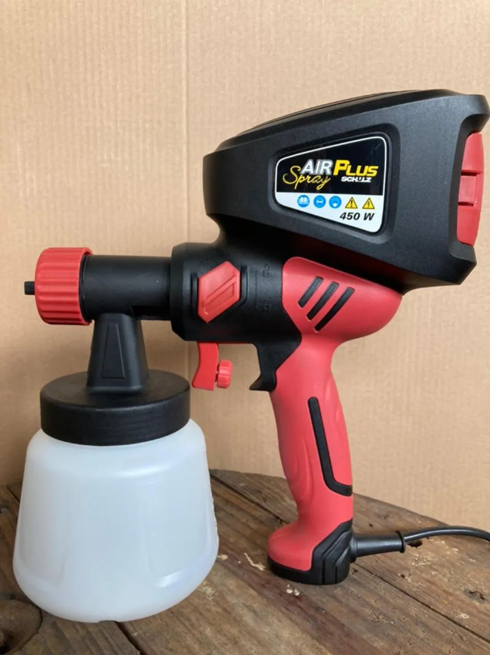 Pistola de Pintura Pulverizadora Air Plus Spray 450W 