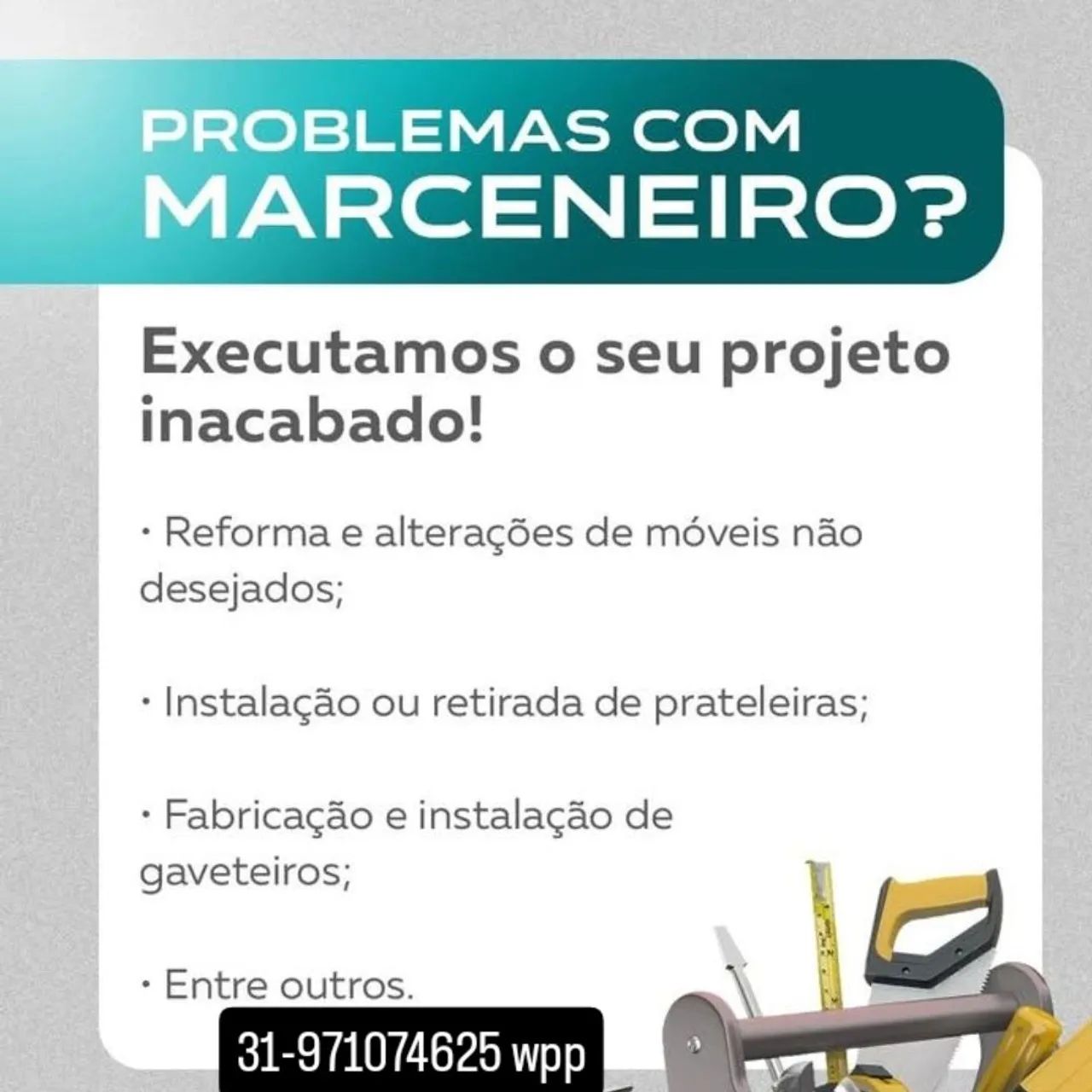Marceneiro fabricação montagem de móveis e manutenção  - Foto 2