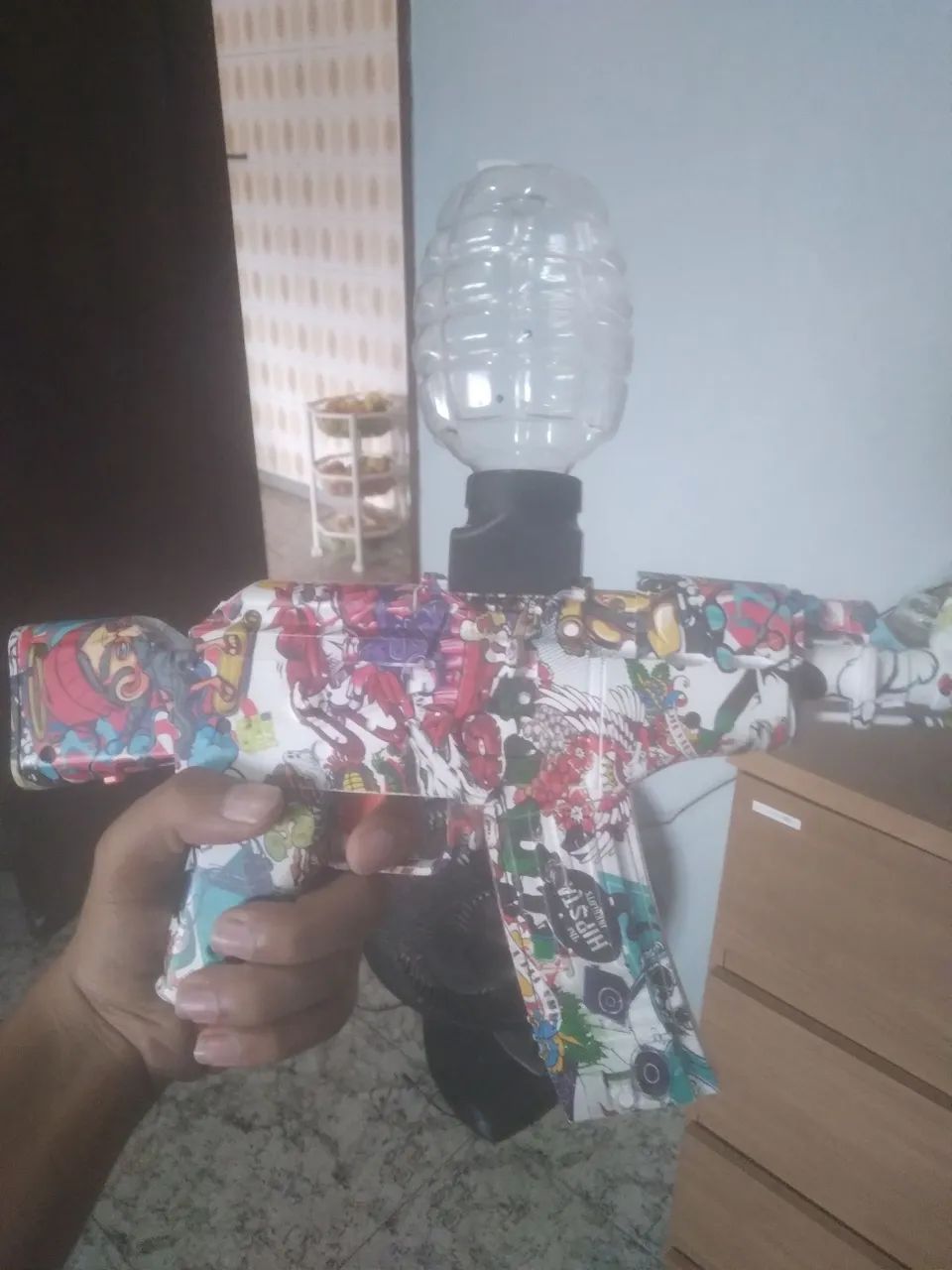 Arma de gel funcionando  - Foto 3