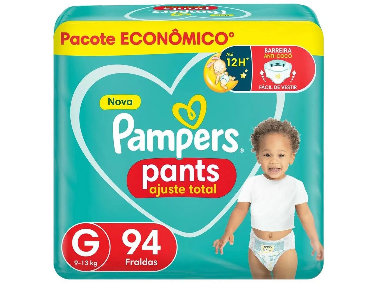 Fraldas Pampers Pants G 94 - Pacote Econômico