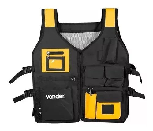 Colete Porta Ferramentas Profissional Vonder Cl013 Reforçado - WZetta - Foto 4