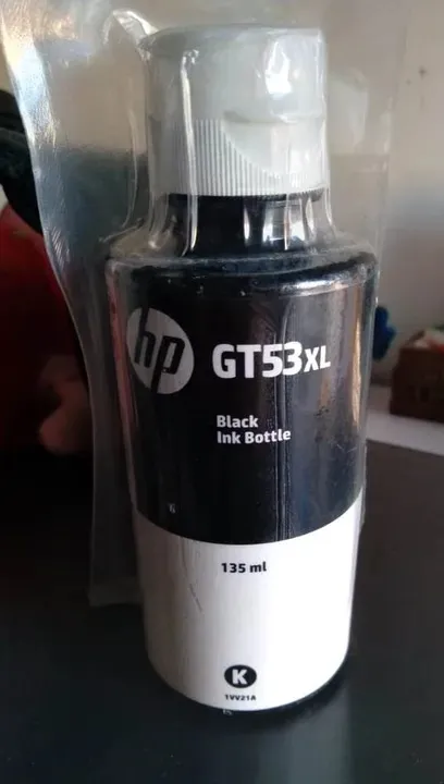 Garrafa de tinta ORIGINAL preto HP GT53XL 135ml, NOVA Lacrada!