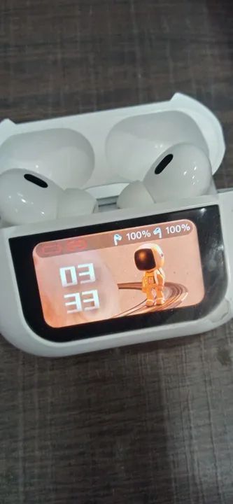 Fone de ouvido bluethoot tela lcd jogos e app