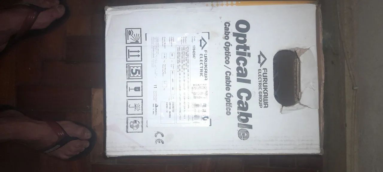 Cabo óptico 500mts drop Furukawa - Foto 3