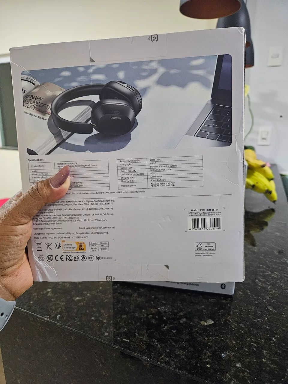 Fones de ouvido UGREEN HiTune Max5c - ANC e Som Espacial - Foto 3