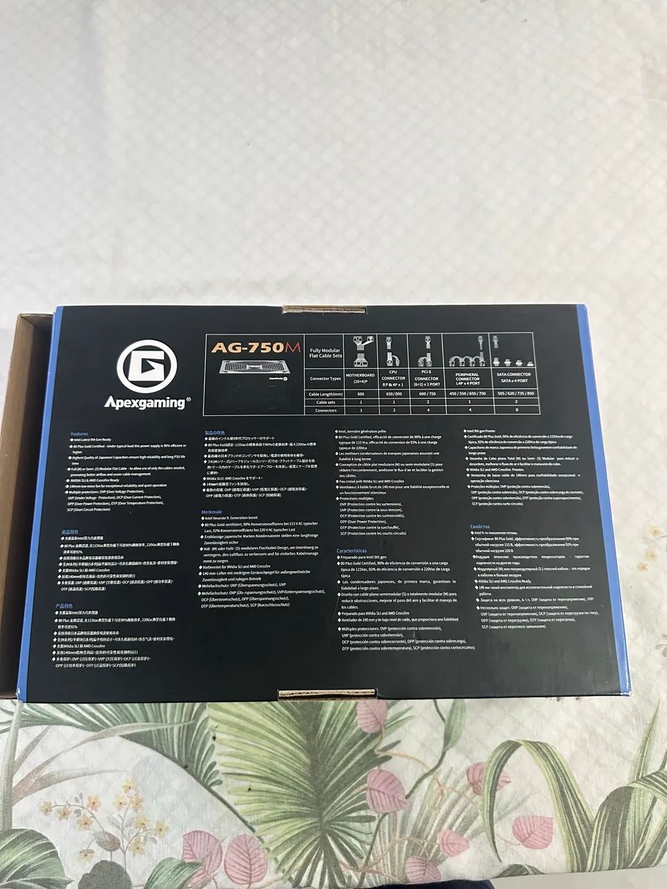 Fonte Apex gaming 750w - Foto 4