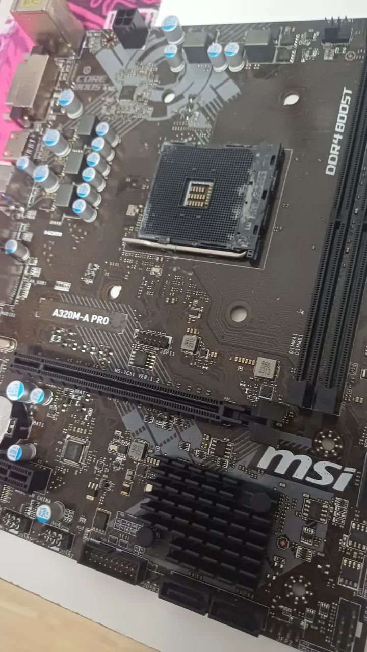 Placa Mãe A320-A PRO MSI - Foto 3
