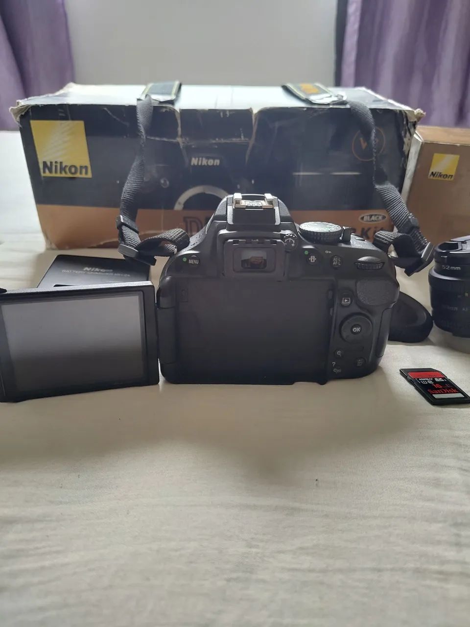 Câmera Nikon D5200 Kit Completo  - Foto 5