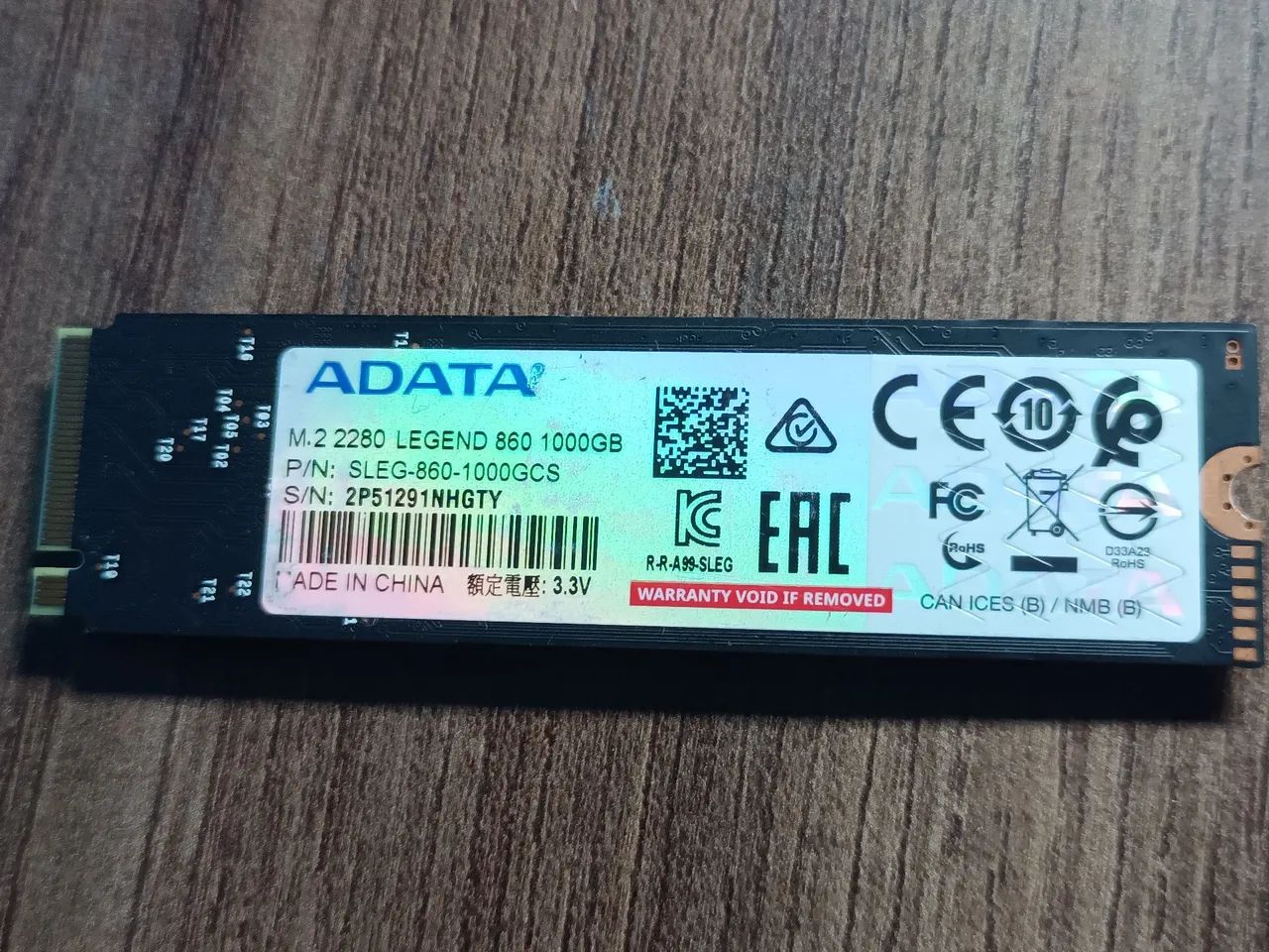 SSD nvme 1tb Adata Legend 860 Note PS5 e PC - Foto 2
