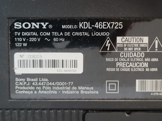Tv Sony 46 com DEFEITO - Foto 2