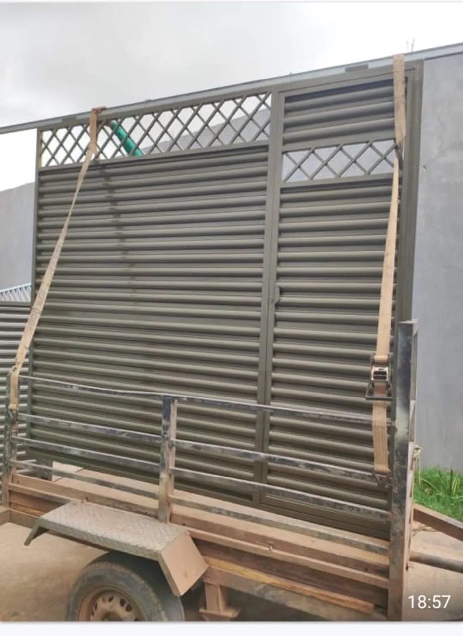 Portão galvanizado 