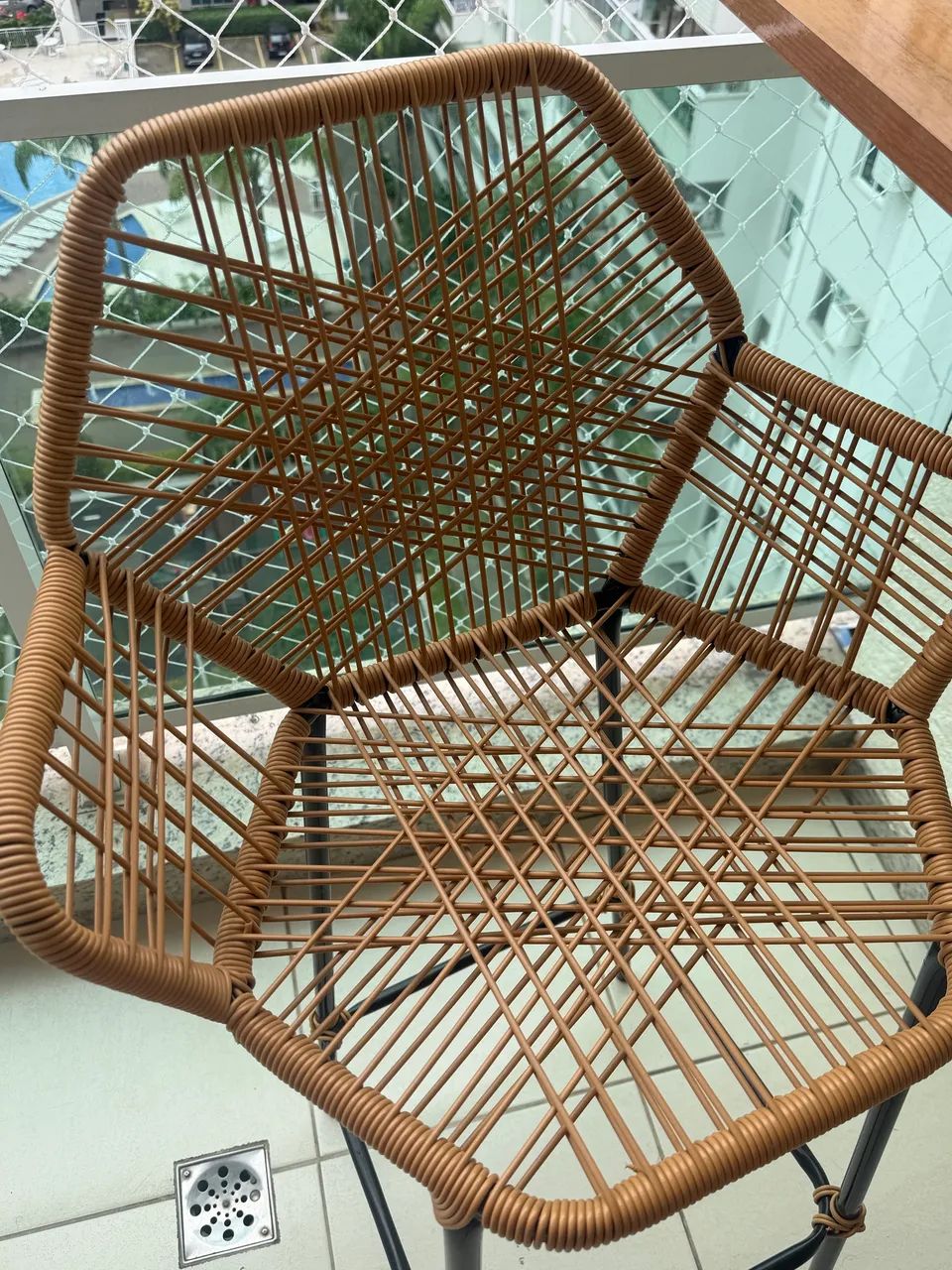 2 Banquetas Altas de Corda/Rattan - Foto 3