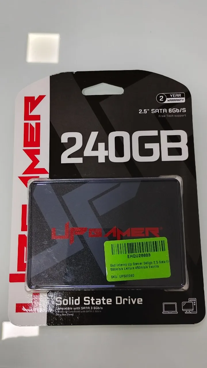 Kit upgrade SSD Sata 240gb + HD 1tb - Armazenamento - Patamares