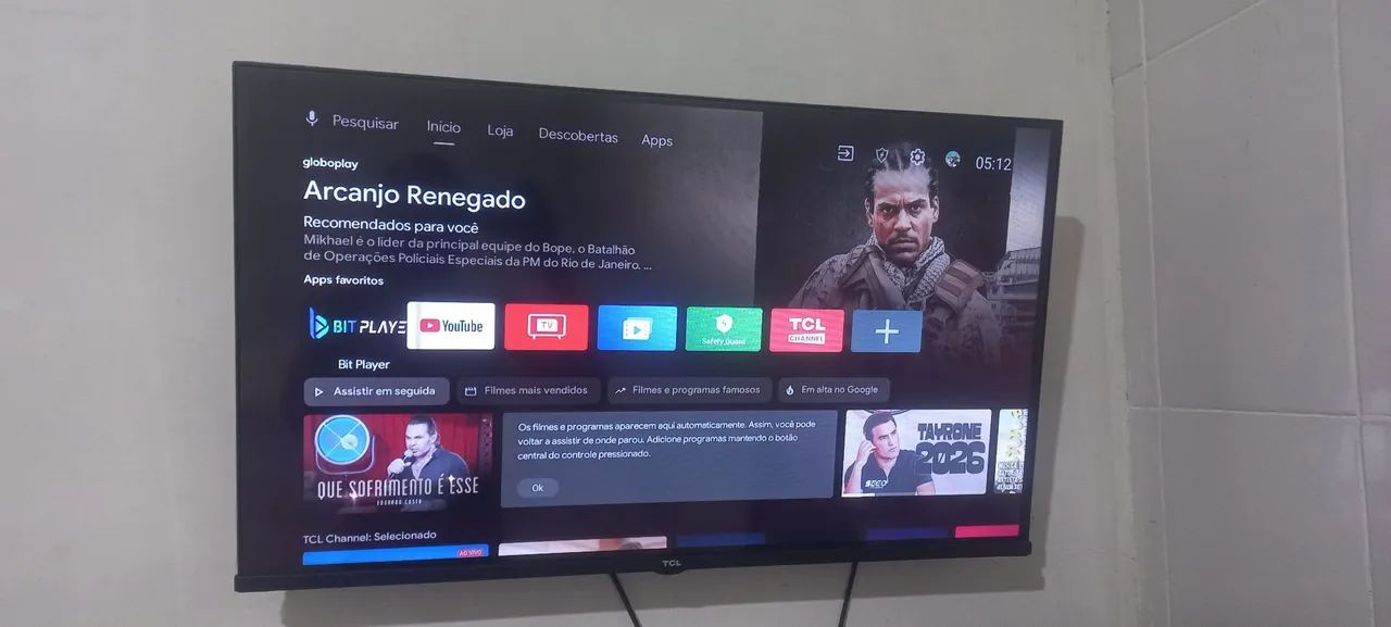 Smart TV TCL Android TV 32 Polegadas - Bom estado com Controle<br> - Foto 2