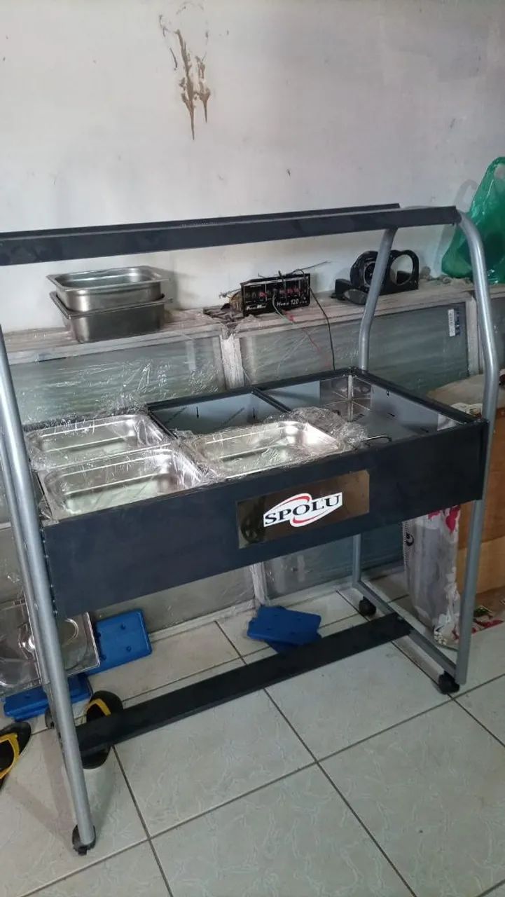 Balcão self-service para restaurante ou buffet