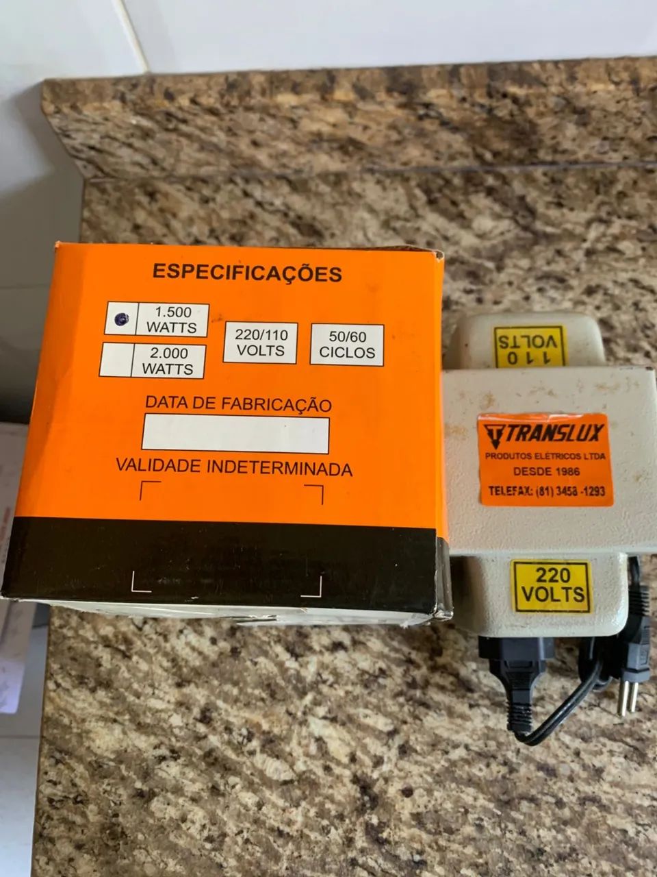 Transformador Translux 220/110 V 