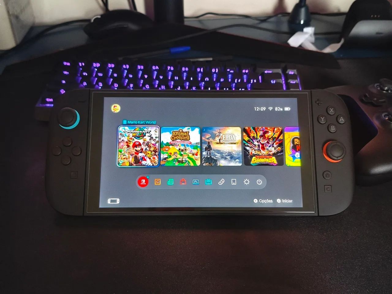 Nintendo Switch 2 com jogos