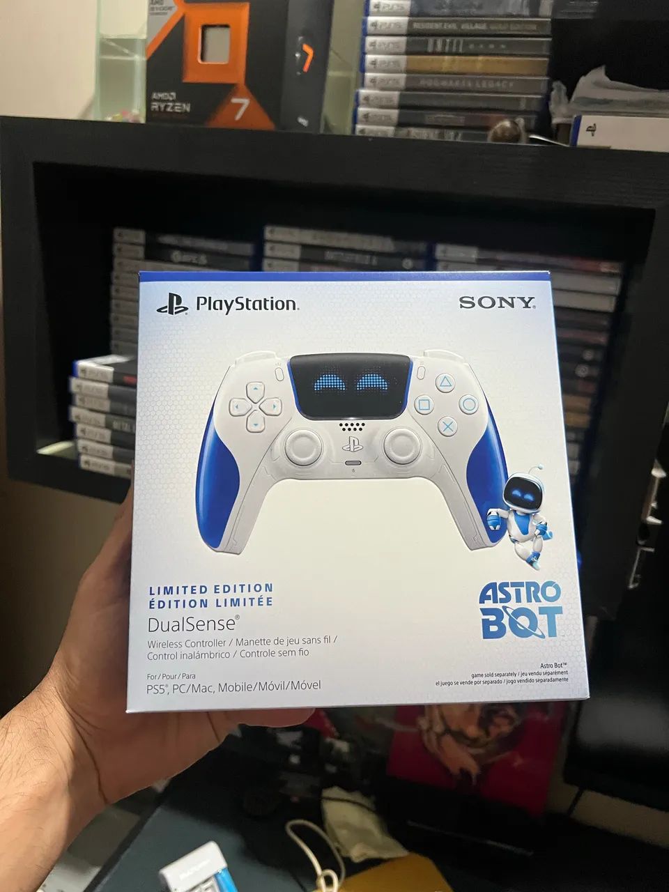 DualSense Edição Limitada Astro Bot Lacrado
