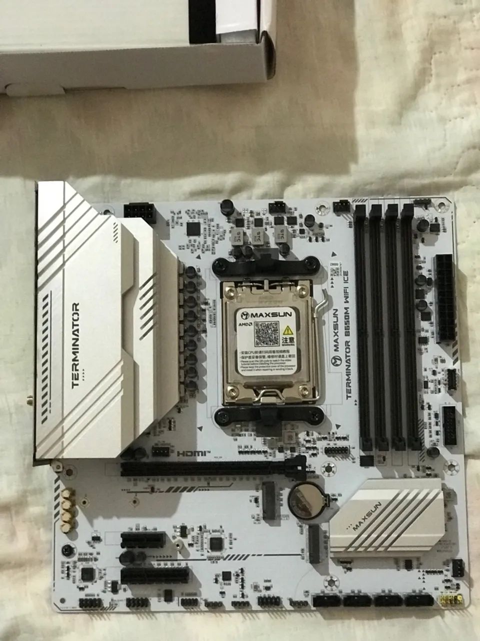 Placa mãe maxsun b650 terminator ice  - Foto 2