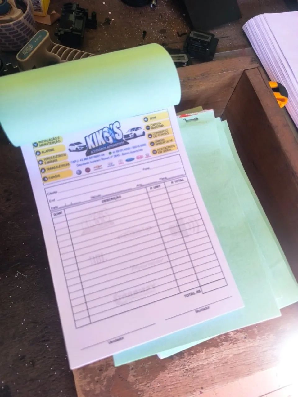 Blocos de Notas e Recibo - Foto 3