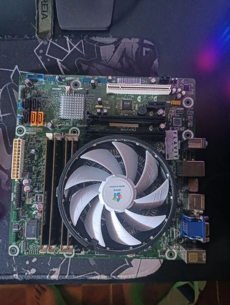 Kit placa+processador+memória RAM 