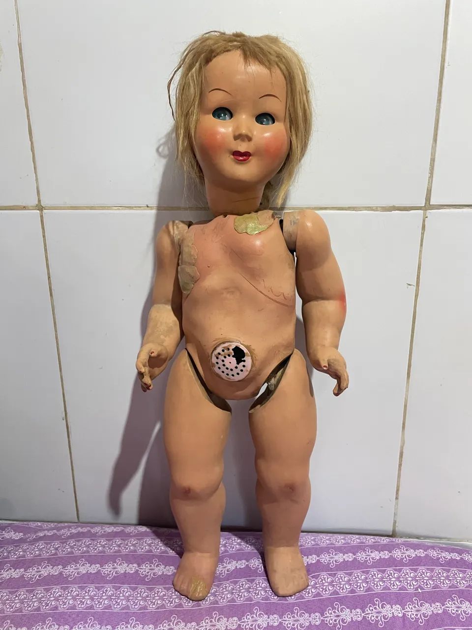 Boneca antiga leiam o anúncio  - Foto 4