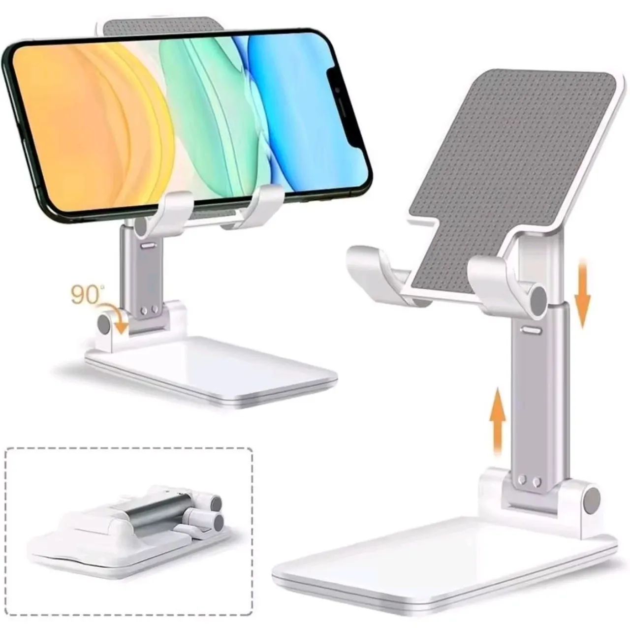 Suporte dobrável ajustável para celular e tablet 