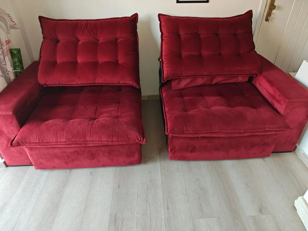 Lindo sofá cama destacável de luxo!! - Foto 2
