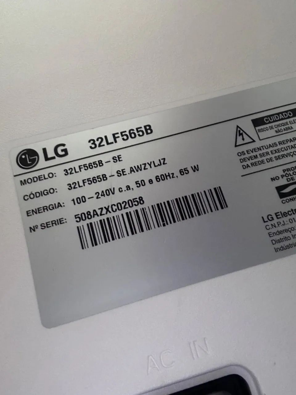 TV LG 32LF565B - Foto 3
