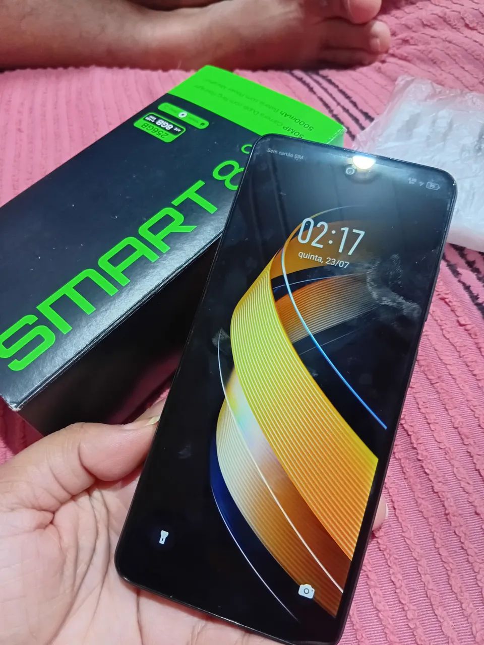Celular infinix seminovo 256gb - Foto 2
