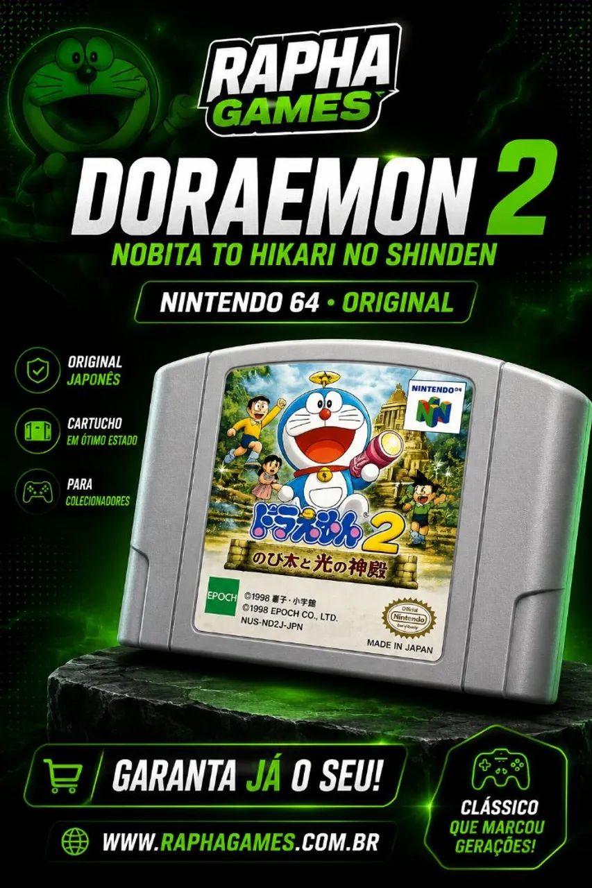 Doraemon 2 original Nintendo 64  JAPONES - Foto 2