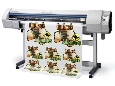Plotter Roland 540v funcionando (corte e impressão) - Foto 2