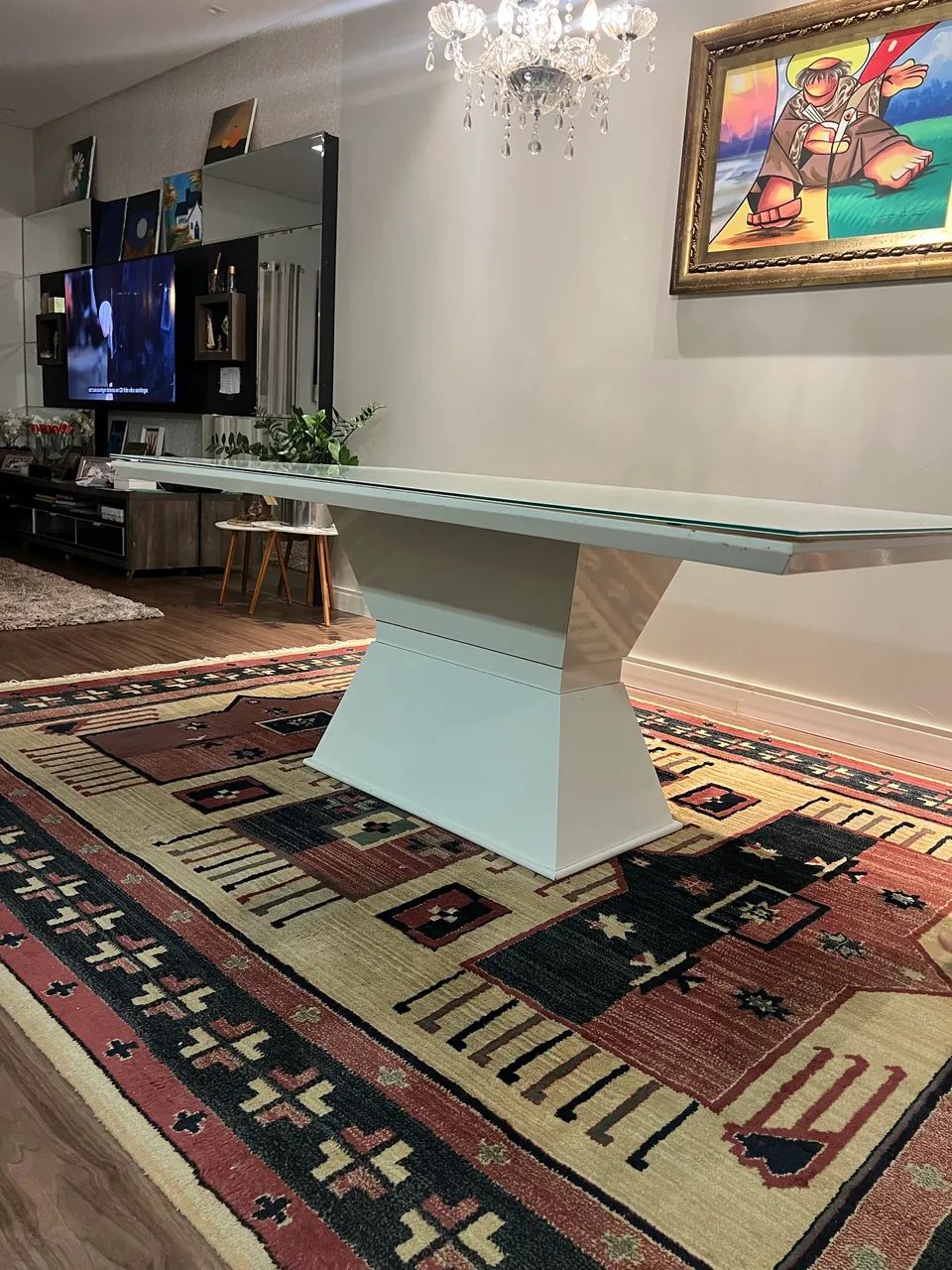 Mesa em laca branca  - Foto 4