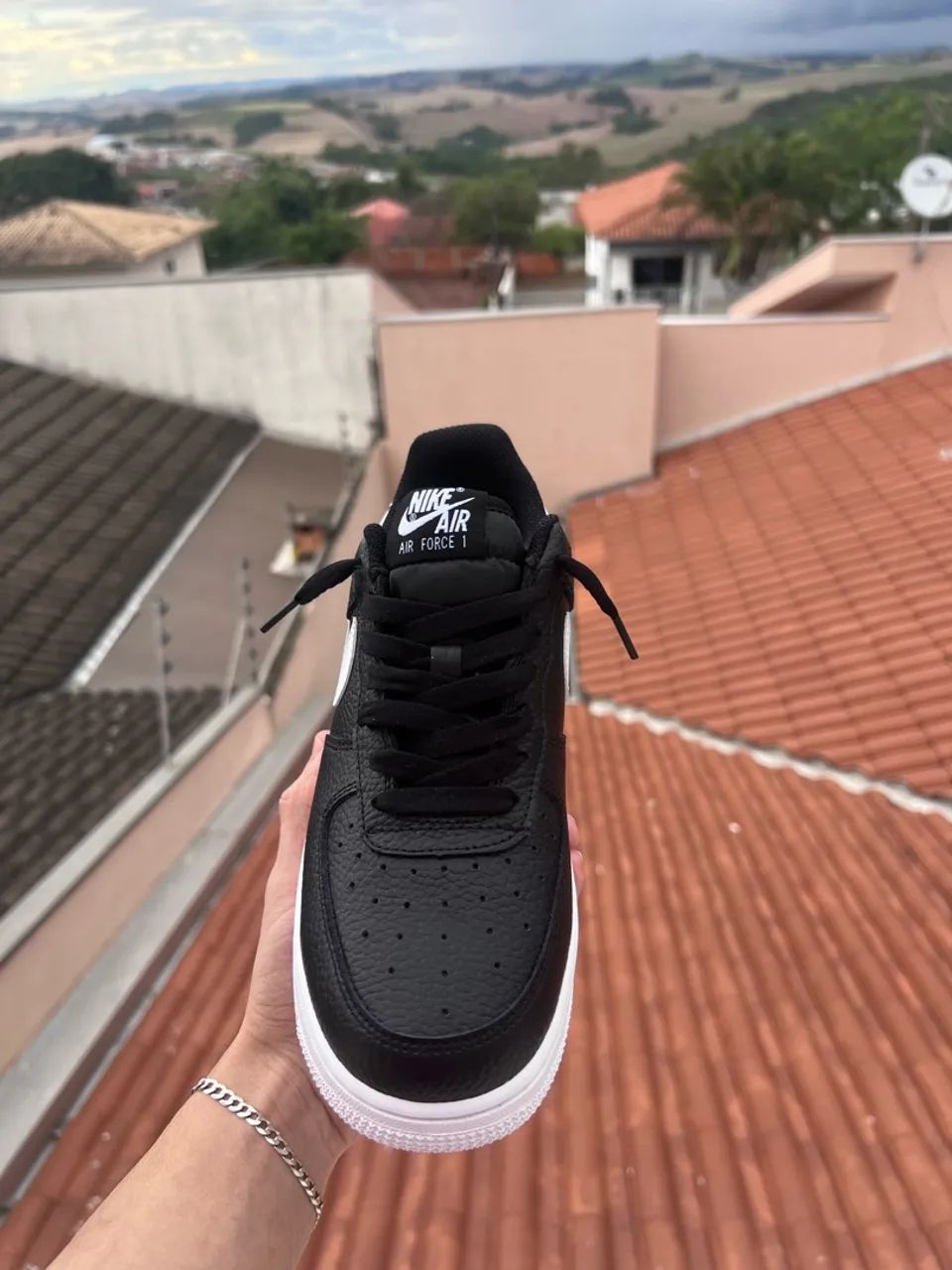 Air Force 1 Low Black White  - Foto 4