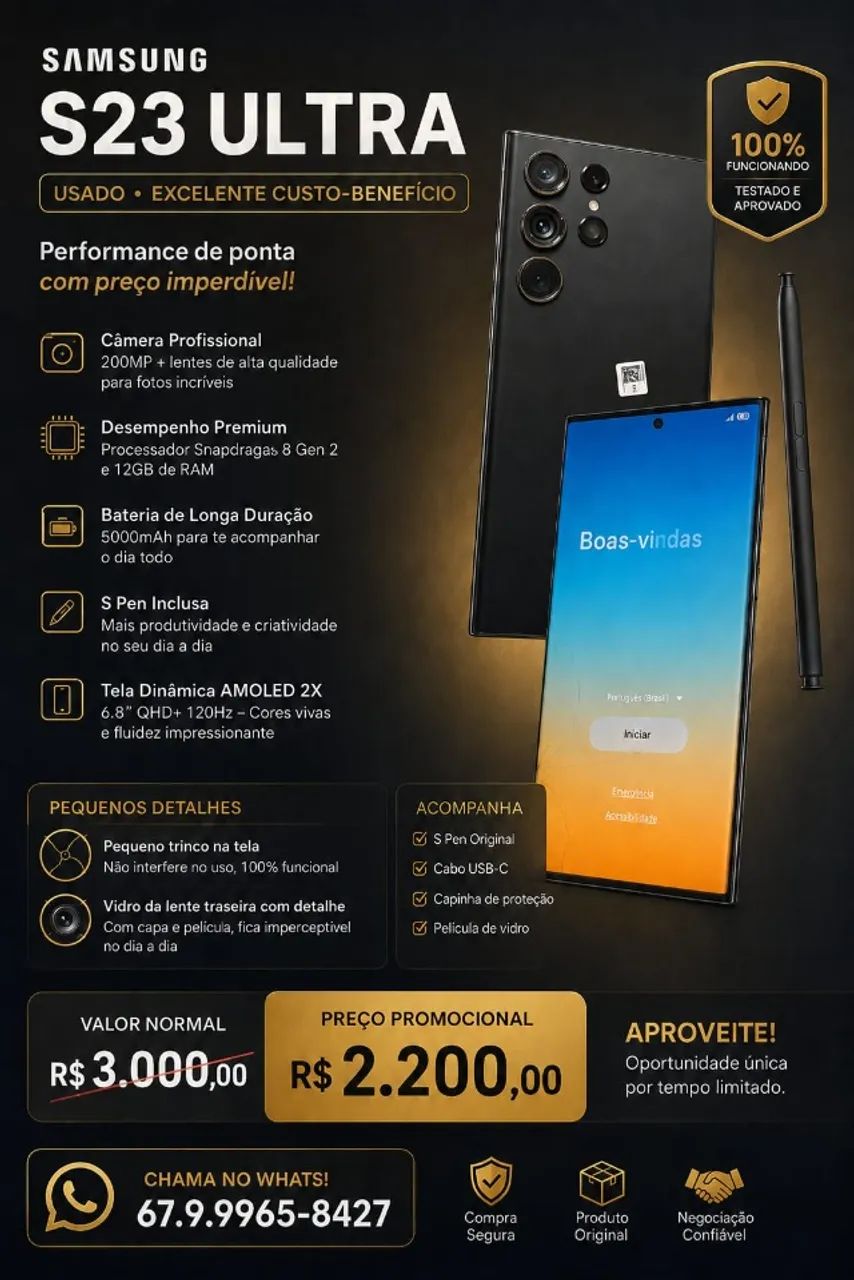 Celular Samsung S23 Ultra