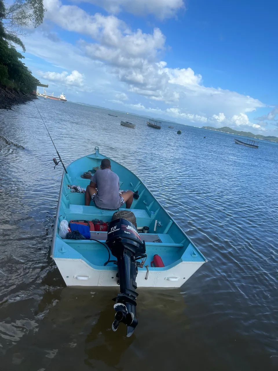 MOTOR DE POPA MERCURY JAPONÊS 15HP - Foto 6