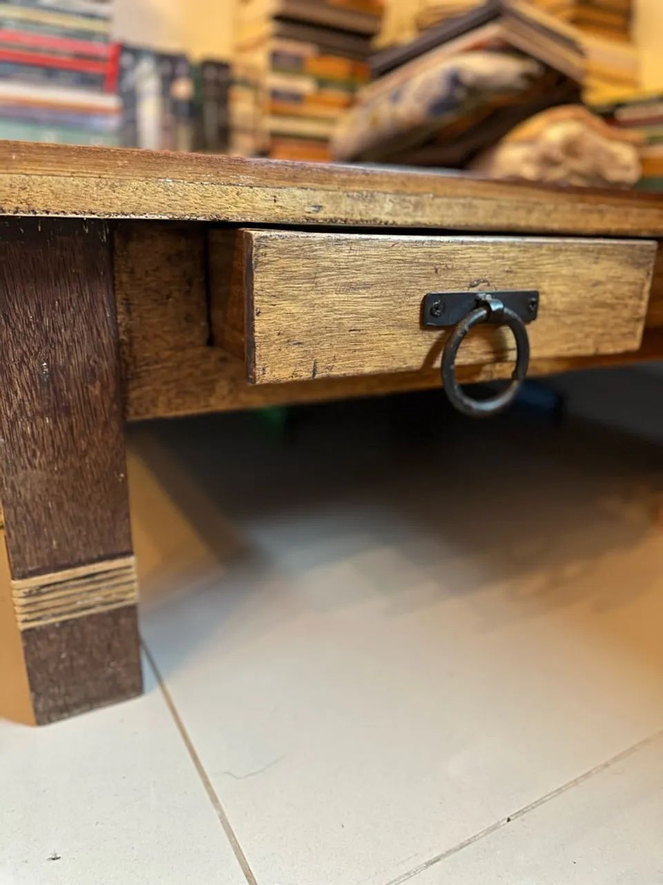 Mesa rústica de centro  - tamanho 1.00 x 89 cm e 36 de altura!  - Foto 2
