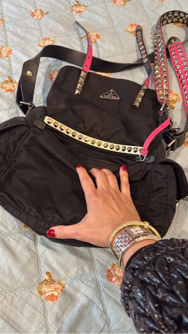 Bolsa Prada original maravilhosa - Foto 3