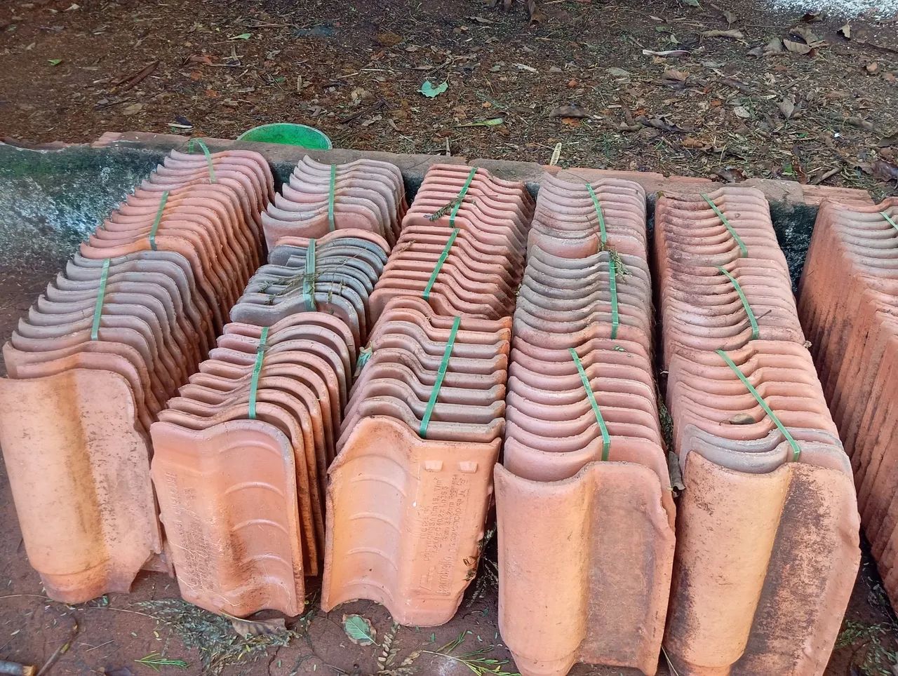 Selling new roof tiles, surplus after construction
