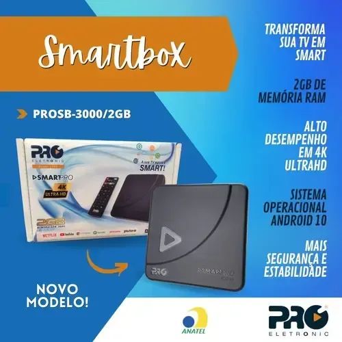 Smart Box SmartPro 4K HD - Usado (Sem Controle / Apenas Cabo) - Foto 4