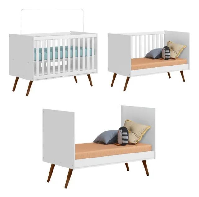 Berço Americano Pés Retrô (Palito) - Foto 6