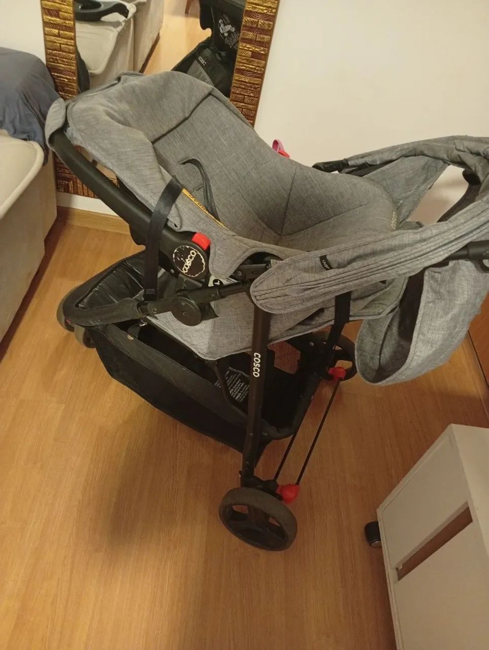 Carrinho com bebê conforto  - Foto 3