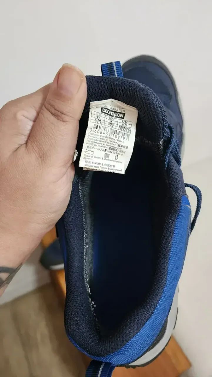 Tênis Quechua Trekking Impermeável MH100 - Foto 5