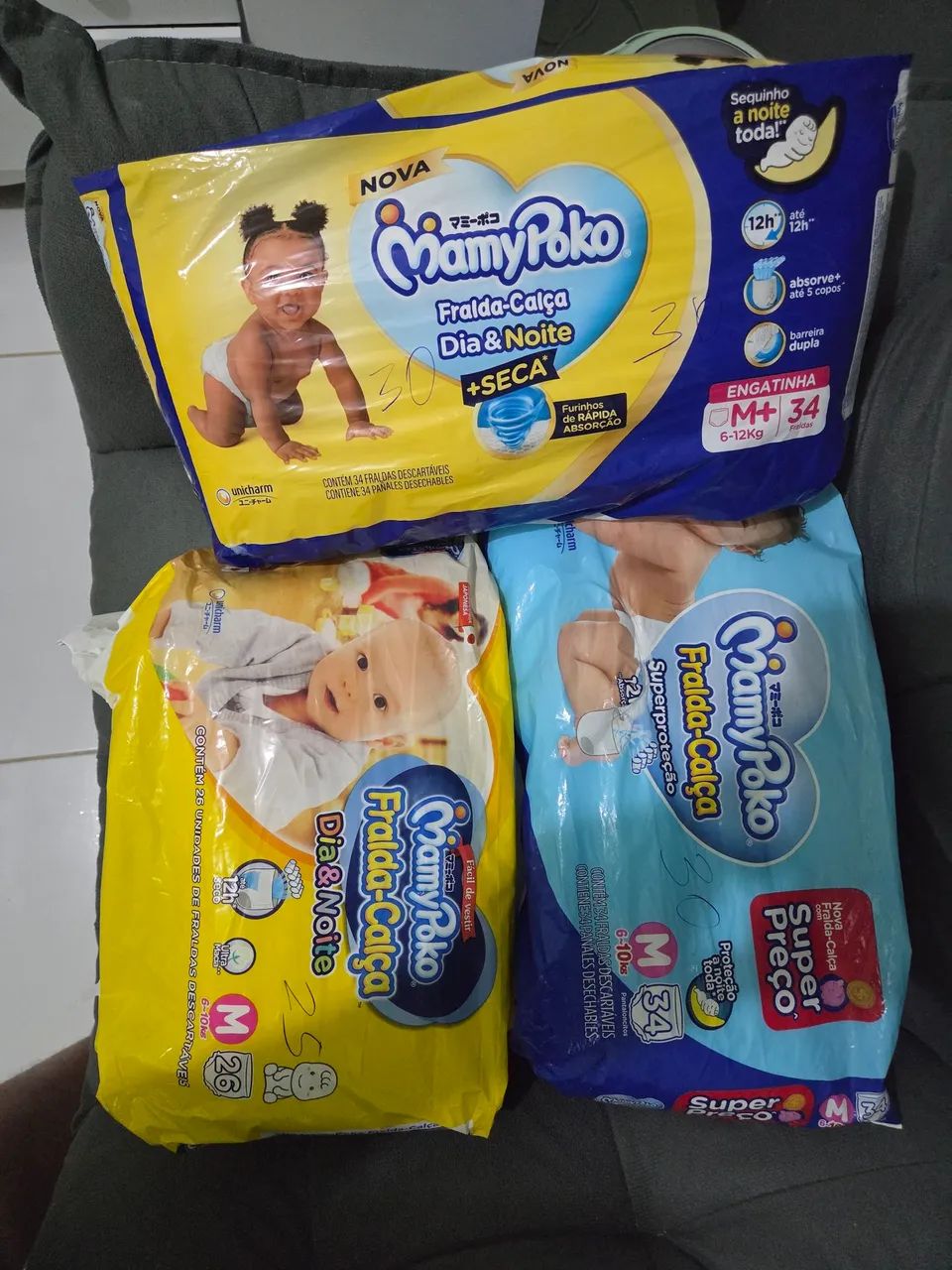 Fraldas Tamanho M