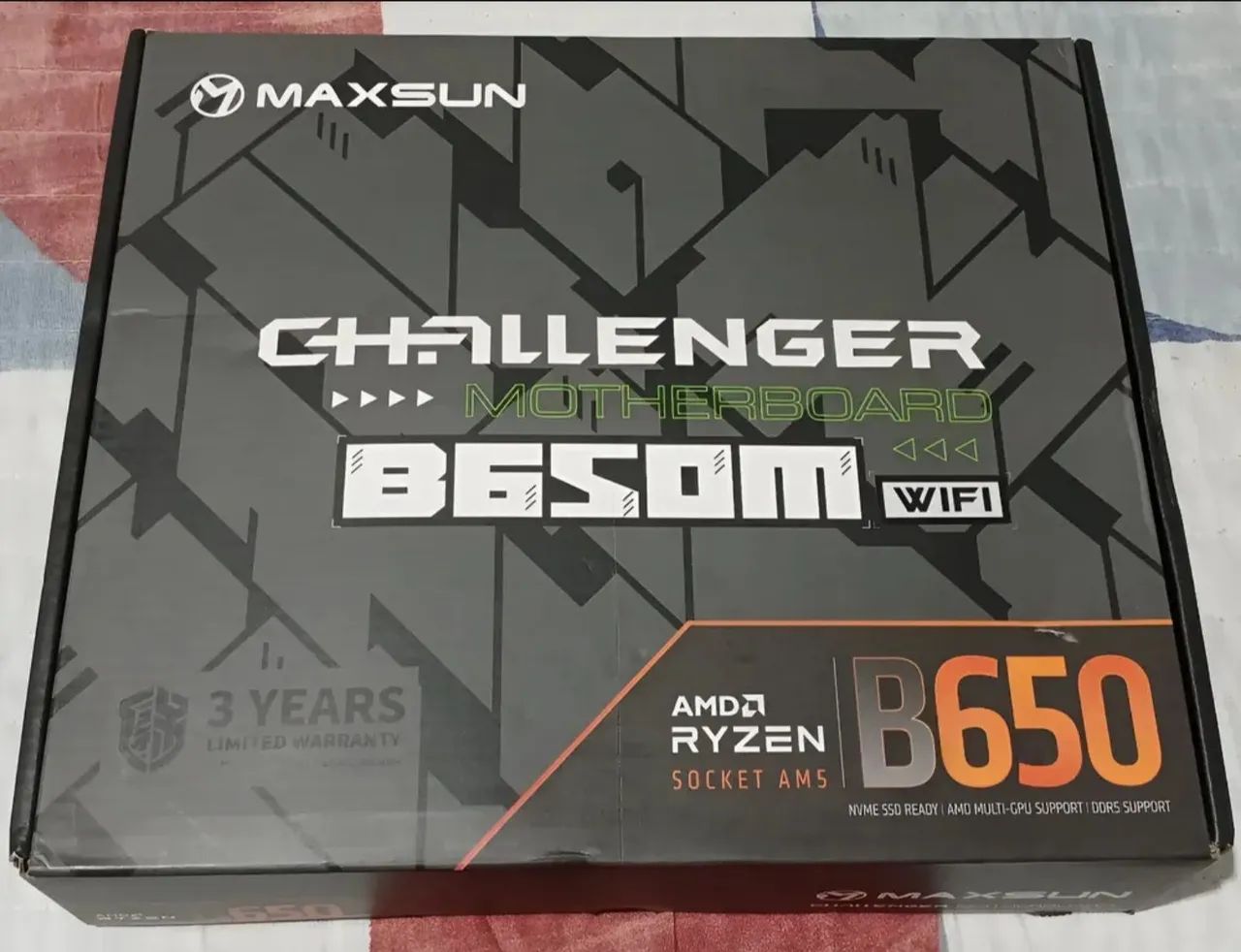 Placa mae AM5 maxsun b650m wifi challenger - Foto 2